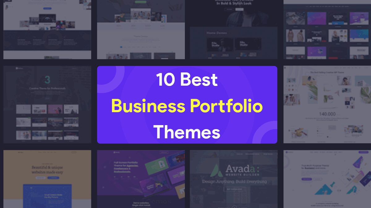 10 Best Business Portfolio Themes
