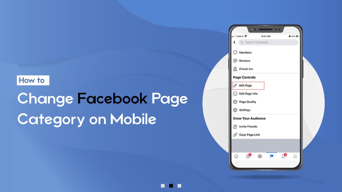 Change Facebook Page Category on Mobile
