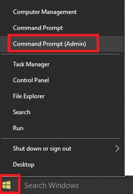Command Prompt (Admin)