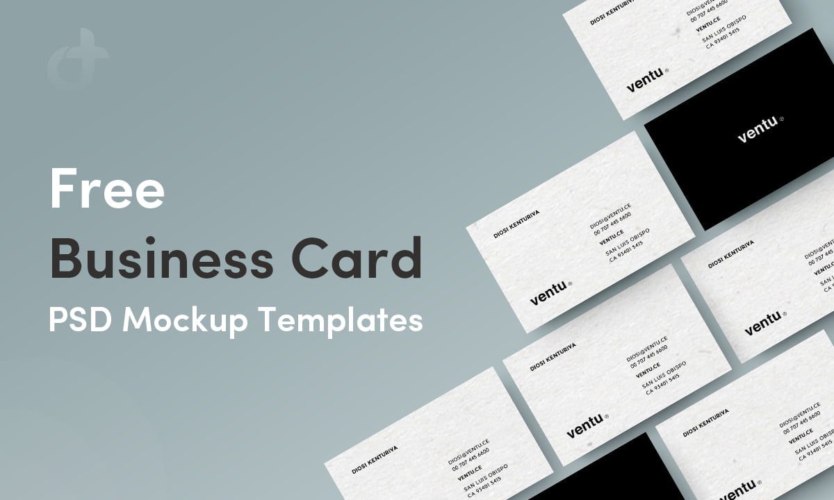 Free Business Card PSD Mockup Templates