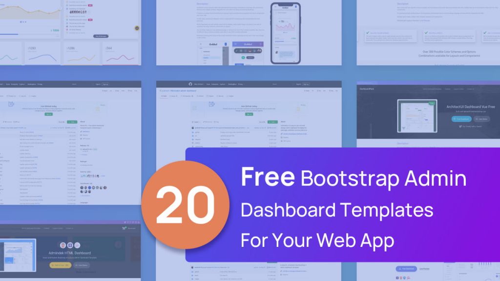 20+ Free Bootstrap Admin Dashboard Templates For Your Web App 2025 ...