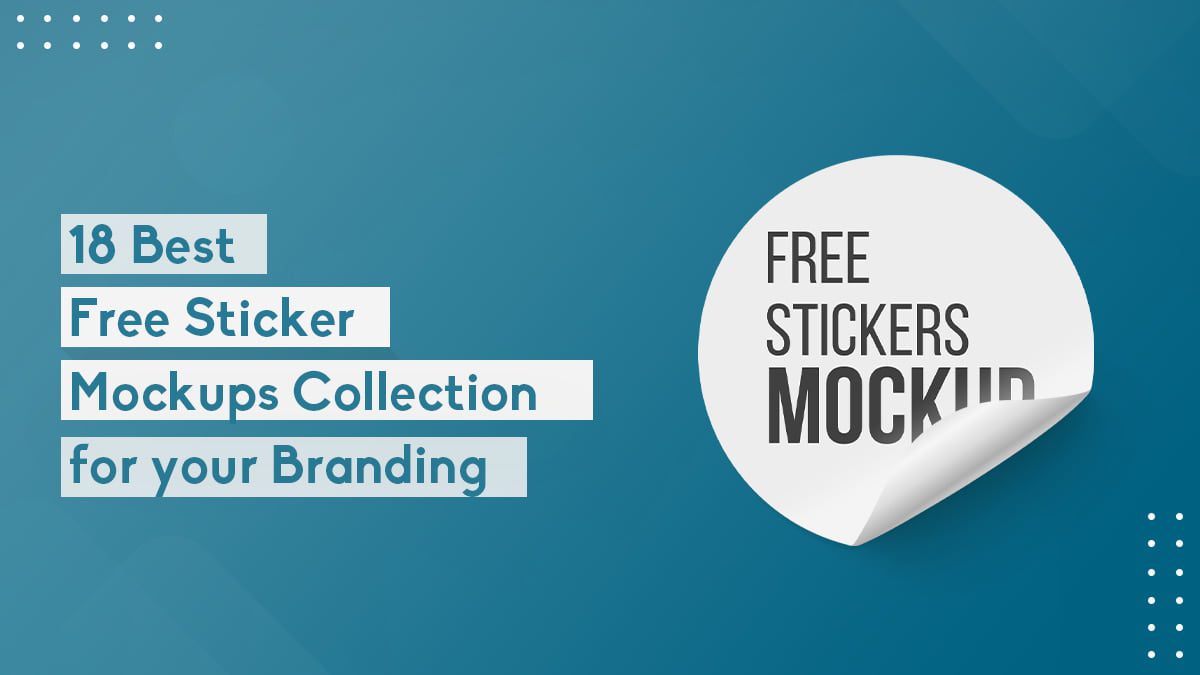 Free Sticker Mockups Collection