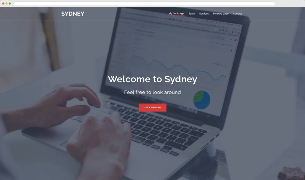 Sydney - Free WordPress Theme
