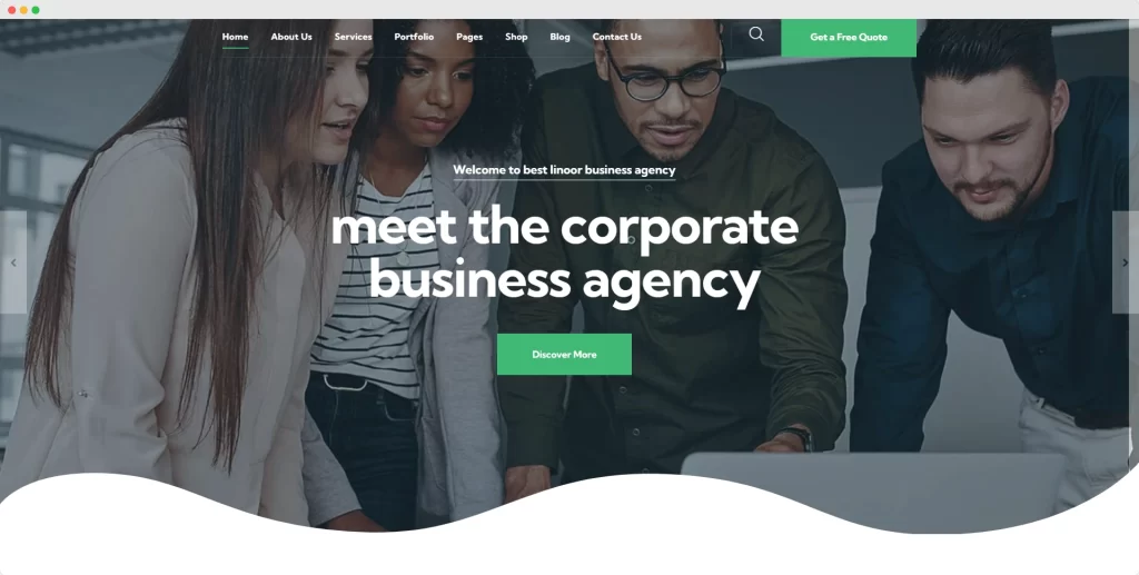 Linoor - Digital Agency Services WordPress Theme