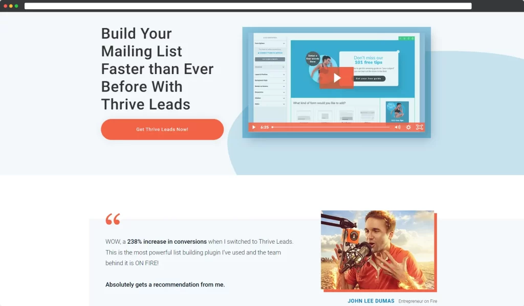 Thrive Leads - Exit Intent Popup Plugin
