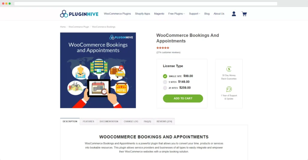 WooCommerce Bookings and Appointments 