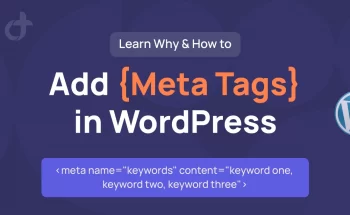 Learn Why & How to Add Meta Tags in WordPress