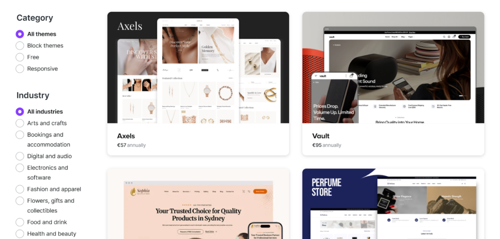 Choose WooCommerce theme 
